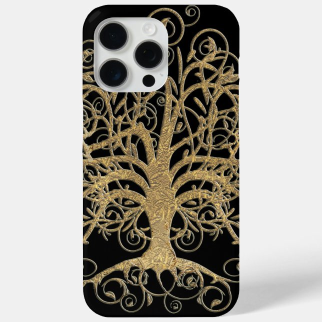 Swirl Tree You Choose Background Colour Case-Mate iPhone Case (Back)