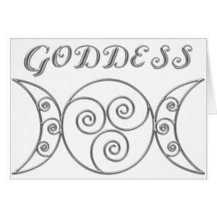Swirl Triple Goddess Symbol