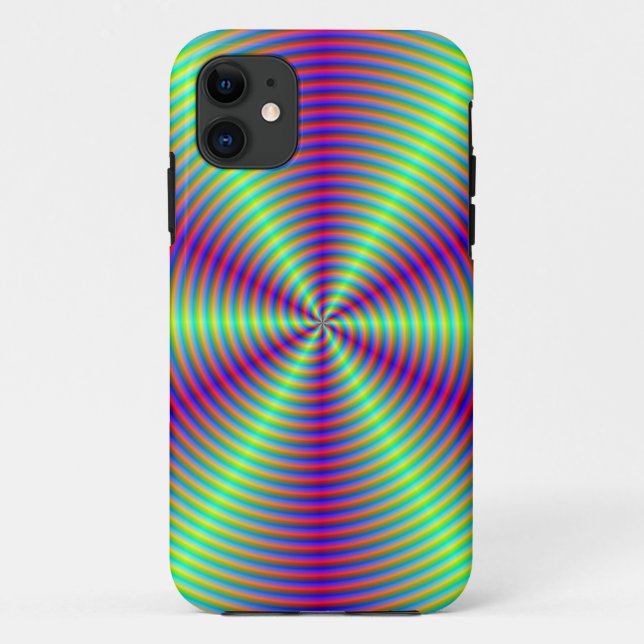 Swirl with Green Beams Case-Mate iPhone Case (Back)