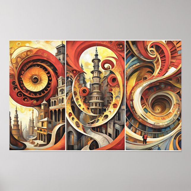 Swirl World Poster (Front)