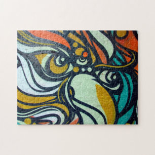 swirled jigsaw puzzle