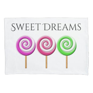Swirled Lollipops Pillow Case