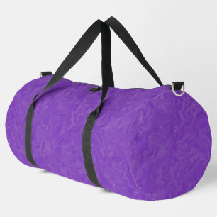 Swirled Shades of Purple Abstract Art Pattern Duff Duffle Bag