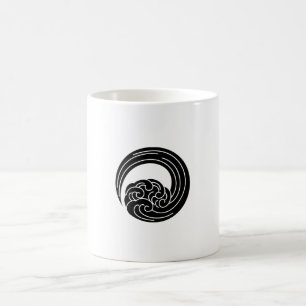Swirled waves coffee mug