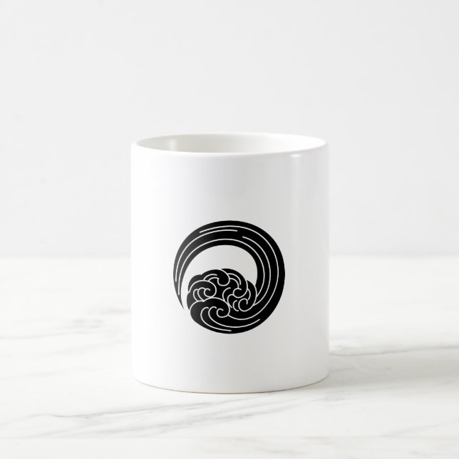 Swirled waves coffee mug (Center)