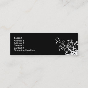 Swirlies Mini Business Card
