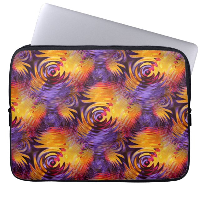 Swirlin' Hands... Laptop Sleeve (Front)
