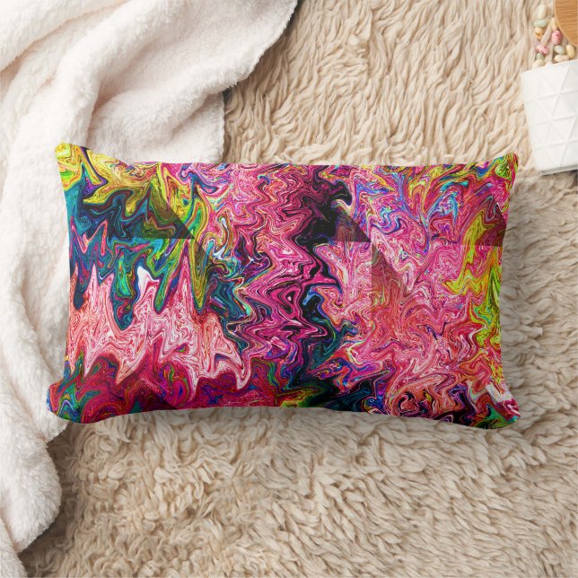 Swirlin' Squigglies..... Lumbar Cushion (Blanket)