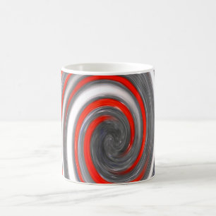 Swirling art coffee mug