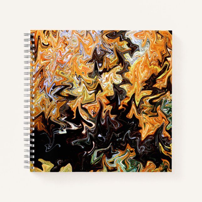 Swirling Autumn.... Notebook (Front)