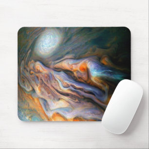 Swirling Clouds Jupiter North Temperate Belt Mouse Pad