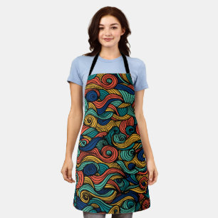 Swirling colours – dynamism for your home apron