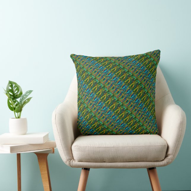 Swirling colours – dynamism for your home  cushion (Chair)