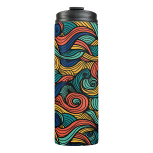 Swirling colours – dynamism for your home  thermal tumbler