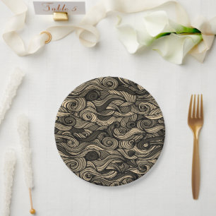 Swirling colours – dynamism for your Style Paper Plate