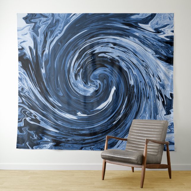 Swirling Curling wave.... Tapestry (In Situ (Horizontal))