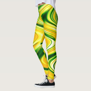 Swirling Daffodils...... Leggings