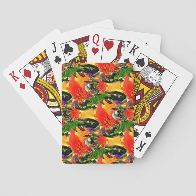 Swirling Delight... Playing Cards (Back)