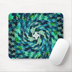 Swirling geometric waves..... mouse pad