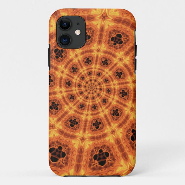 Swirling Gold Clover Pattern Case-Mate iPhone Case (Back)