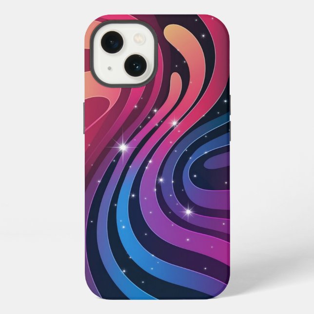 Swirling Gradient Wallpaper iPhone Case (Back)