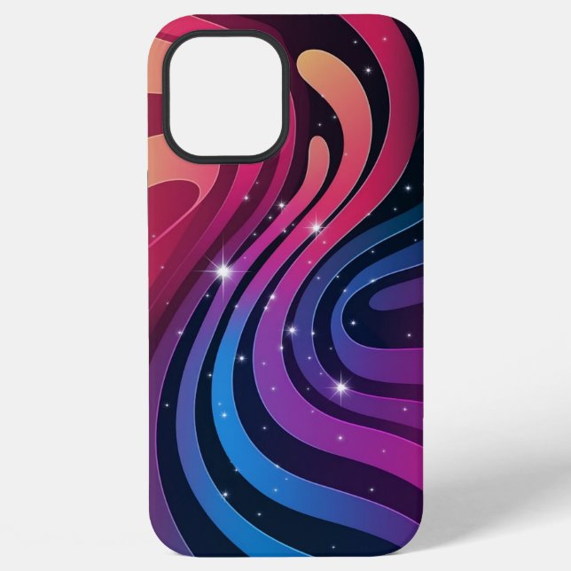 Swirling Gradient Wallpaper iPhone Case (Back)