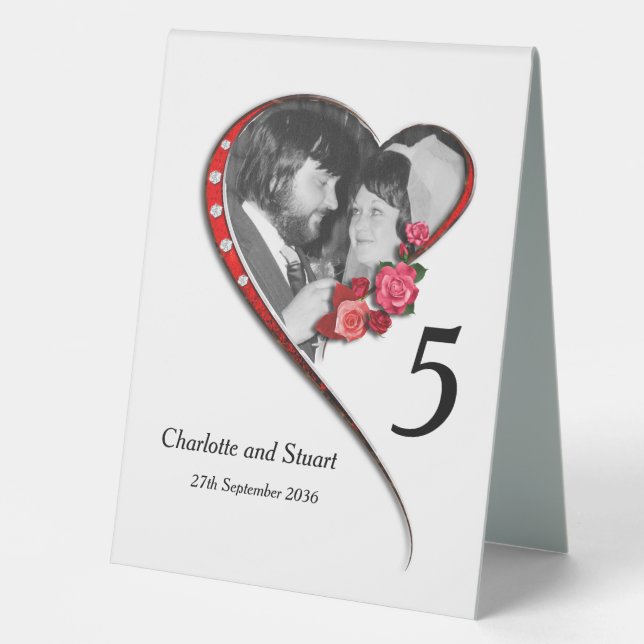 Swirling Heart Wedding  (Front)