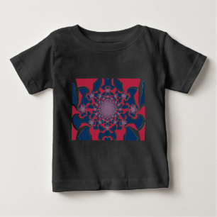 Swirling Kaleidoscope Art Print Baby T-Shirt