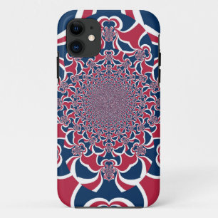 Swirling Kaleidoscope Art Print iPhone 11 Case