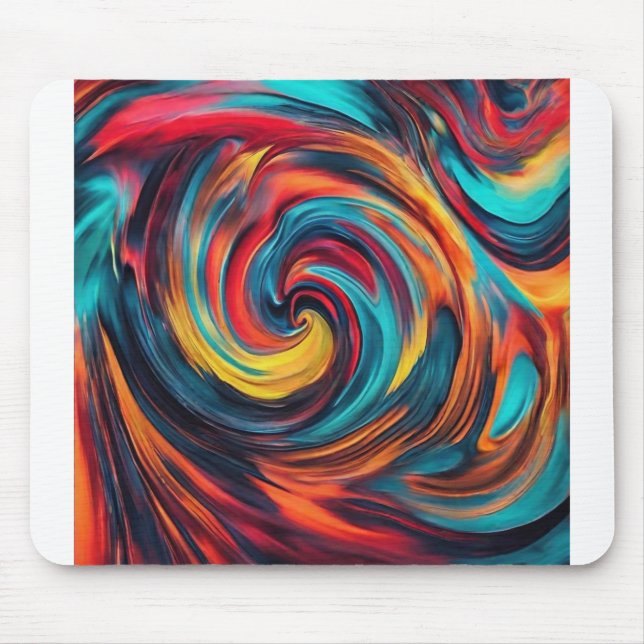 Swirling mouse pad (Front)