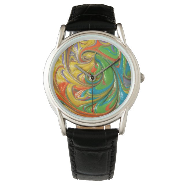 swirling paint watch (Front)
