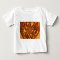 Swirling Pattern  Shades of Orange, Brown, green