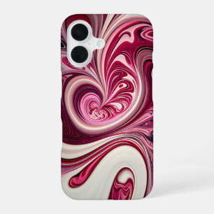 Swirling Pink iPhone 16 Case