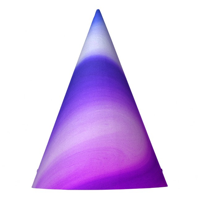 Swirling Purples Party Hat (Front)