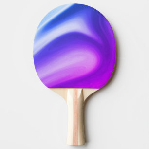 Swirling Purples Ping Pong Paddle