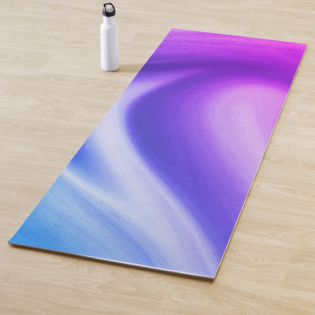 Swirling Purples Yoga Mat (In Situ)