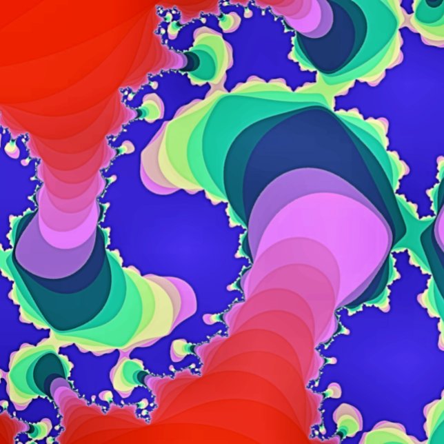 SWIRLING RIVER WATER WRAPPING PAPER (A pretty spiral circles fractal design from swirling river water.)
