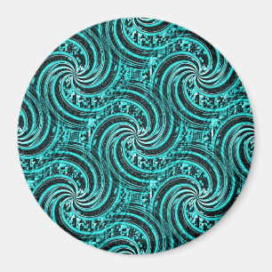 Swirling Sea Creatures..... Magnet