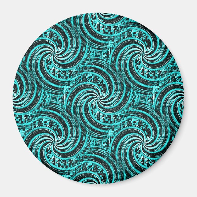 Swirling Sea Creatures..... Magnet (Front)