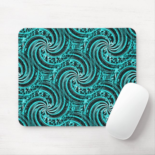 Swirling Sea Creatures..... Mouse Pad (With Mouse)