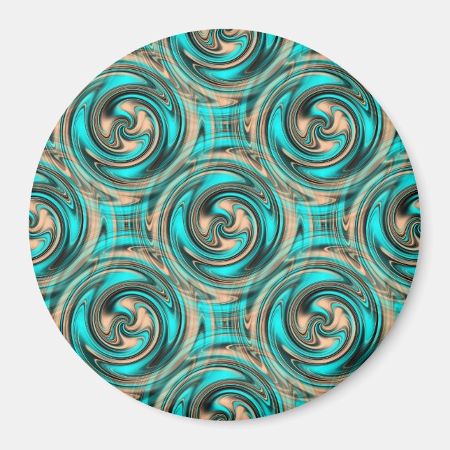 Swirling Sea&Sand... Magnet (Front)
