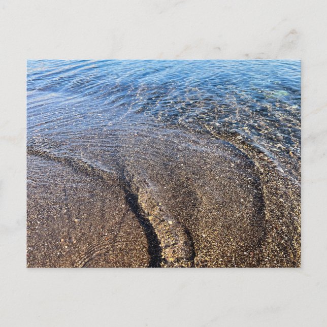 Swirling Sea Waves  Postcard (Front)