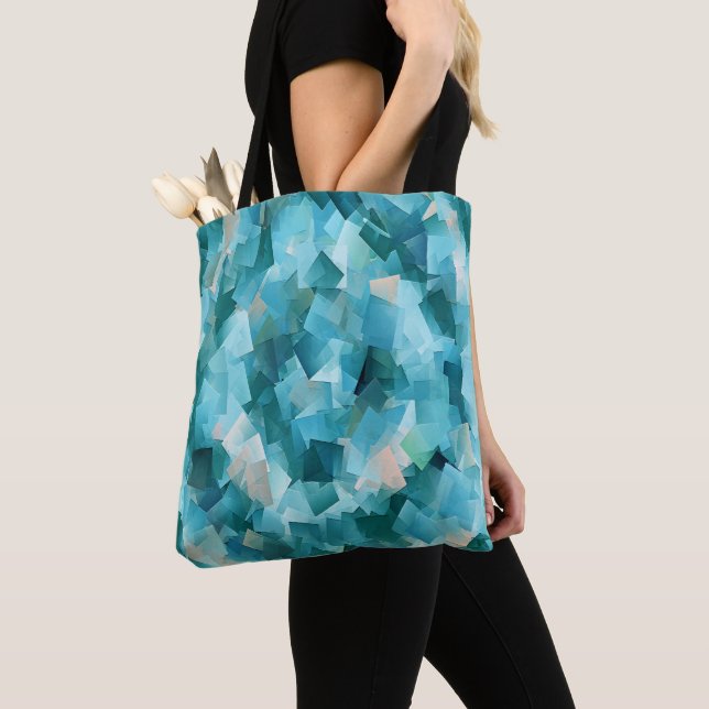 Swirling Seas.... Tote Bag (Close Up)