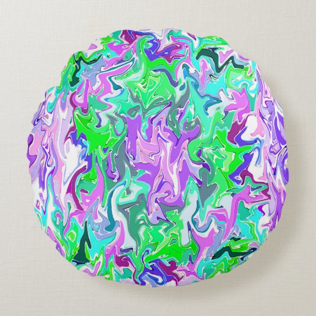 Swirling Spring..... Round Cushion (Front)