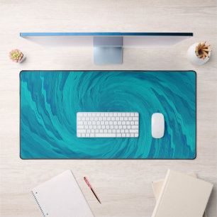 Swirling squiggly waves..... desk mat