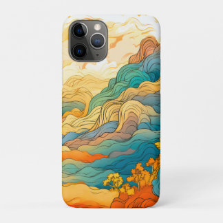 Swirling Trees, Clouds and River iPhone 11 Pro Case