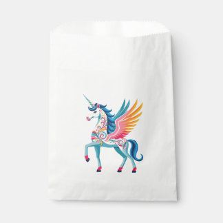 Swirling Unicorn Favour Bag