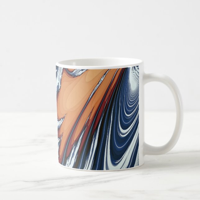 SWIRLING WATER COFFEE MUG (Right)