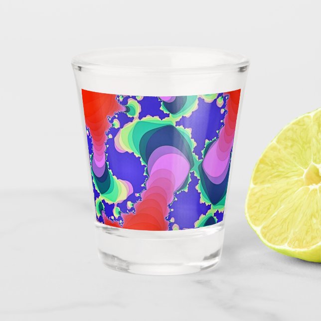 SWIRLING WATER SHOT GLASS (Front)
