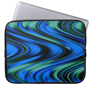 Swirling waves... laptop sleeve